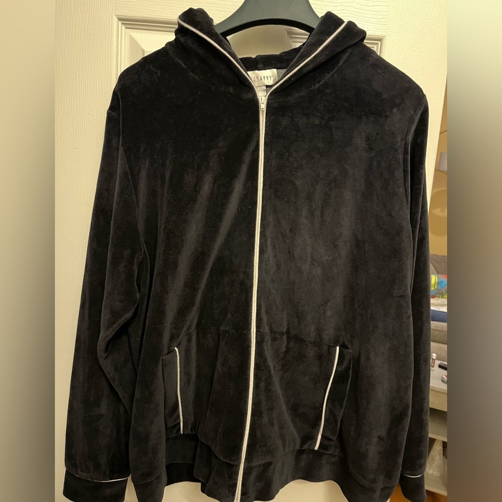 Women’s velour jacket size 1X